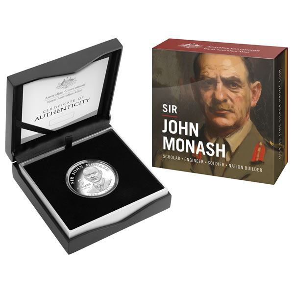 Thumbnail for 2018 Sir John Monash Silver $5.00 Proof Coin
