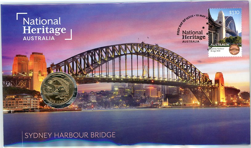 Thumbnail for 2021 Issue 23 - National Heritage Australia - Sydney Harbour Bridge PNC with RAM $1 'S' Sydney  - limited to 6,500