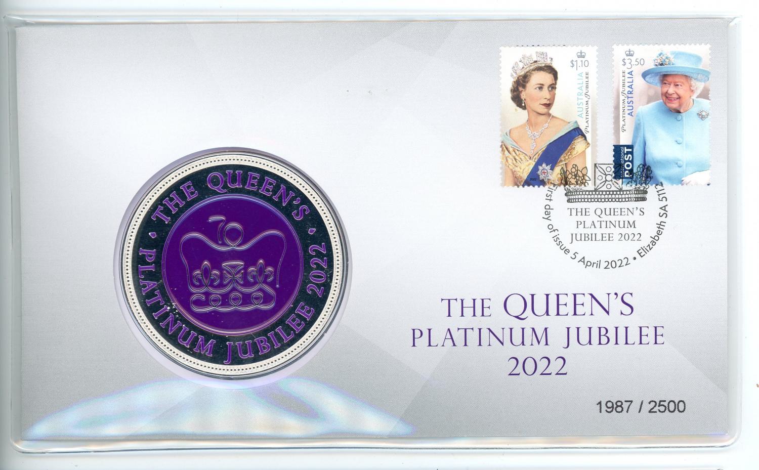 Thumbnail for 2022 The Queen's Platinum Jubilee Medallion PMC 
