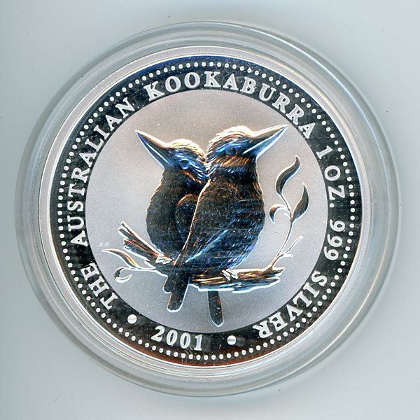 Thumbnail for 2001 1oz Kookaburra .999 Silver