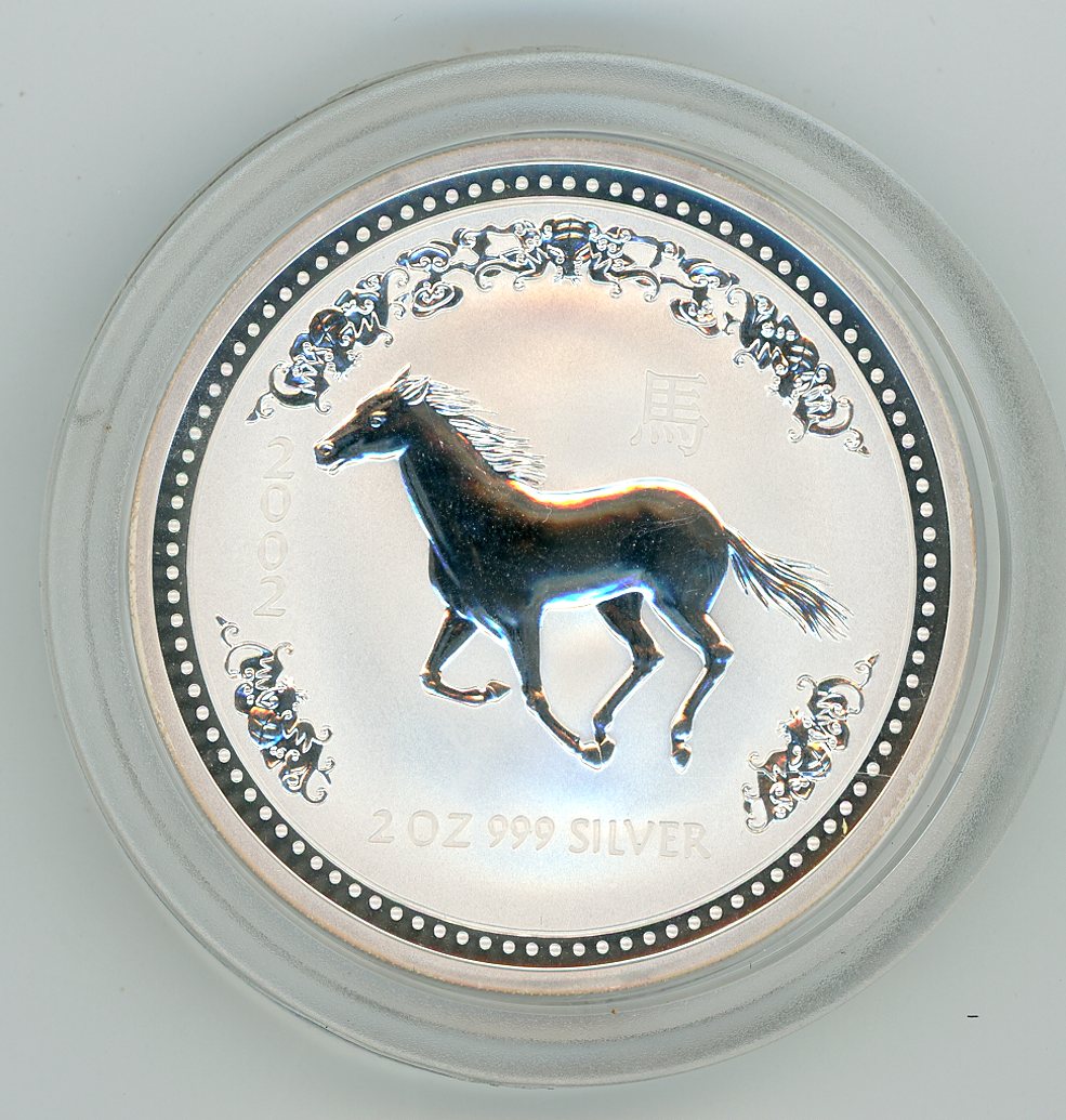 Thumbnail for 2002 2oz Lunar Year of the Horse Series 1