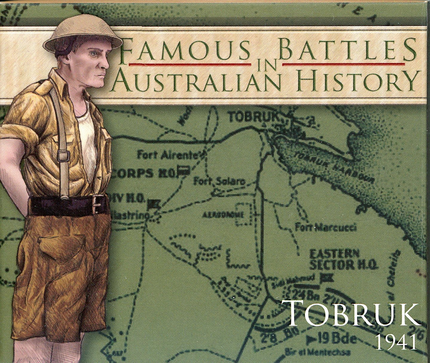 Thumbnail for 2011 1oz Coloured Silver Proof Famous Battles in History - Tobruk