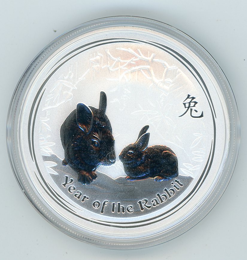 Thumbnail for 2011 One oz Silver Year of the Rabbit