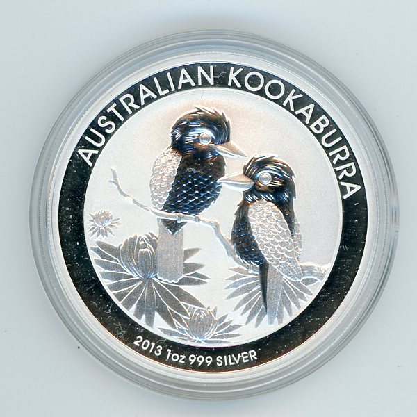 Thumbnail for 2013 1oz Kookaburra .999 Silver