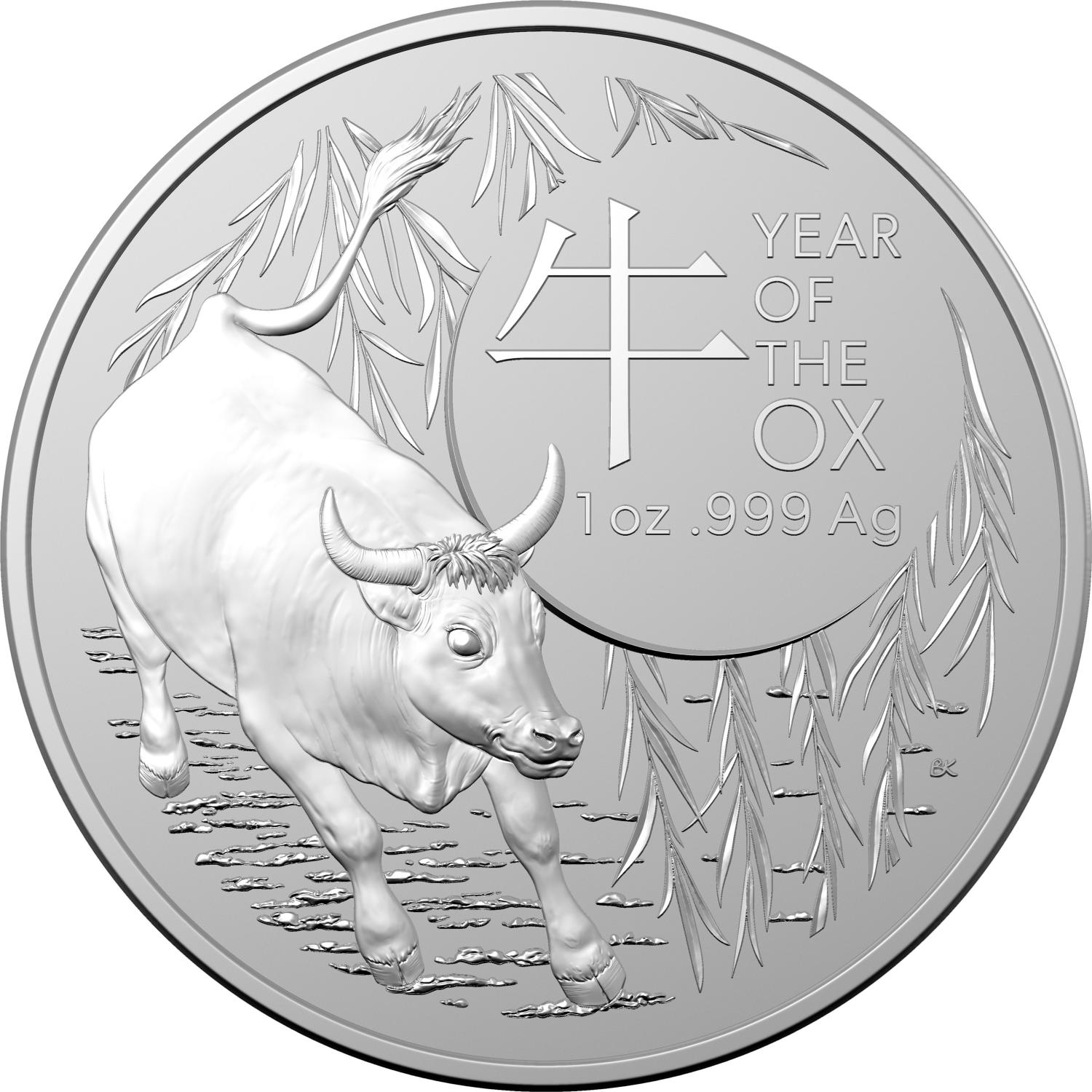 Thumbnail for 2021 Year of the Ox - Royal Australian Mint Bullion Coin in Capsule