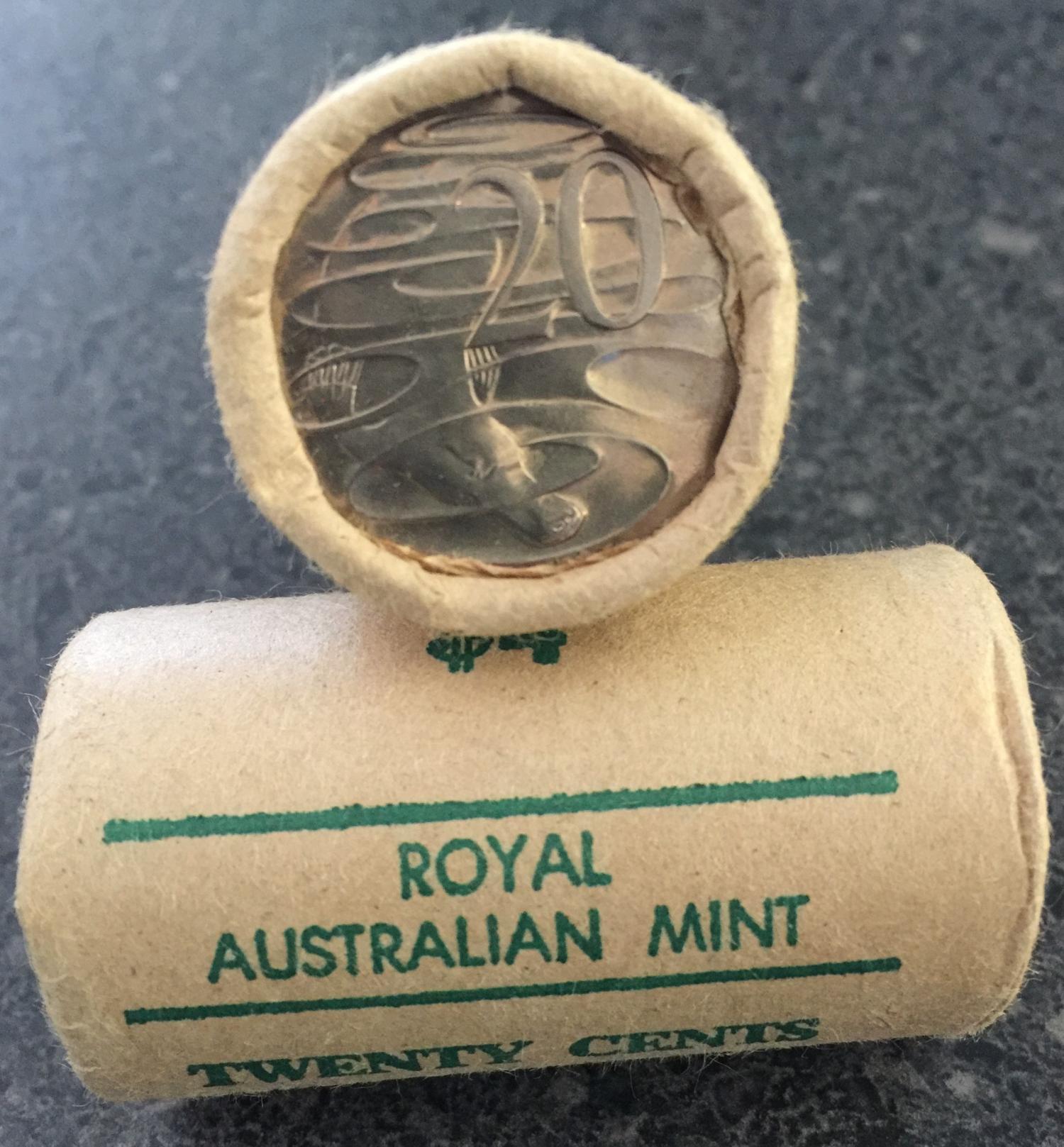 Thumbnail for 1980 Royal Australian Mint Twenty Cent Roll