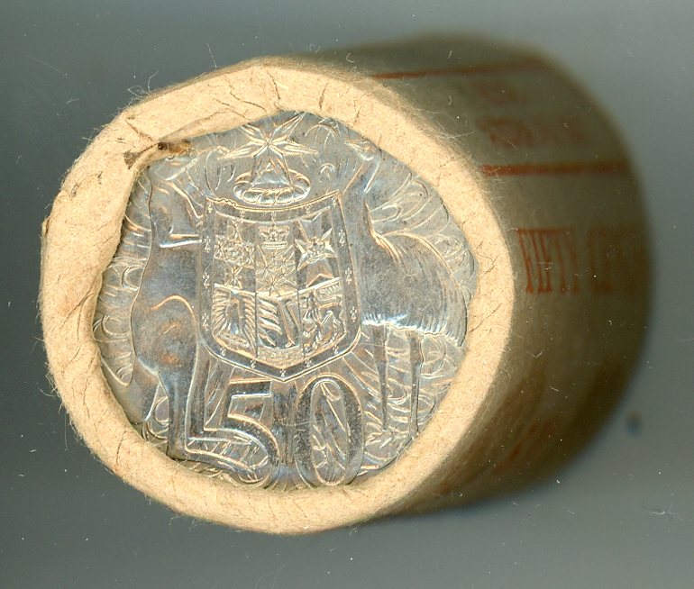 Thumbnail for 1981 Coat of Arms Royal Australian Mint 50c Roll