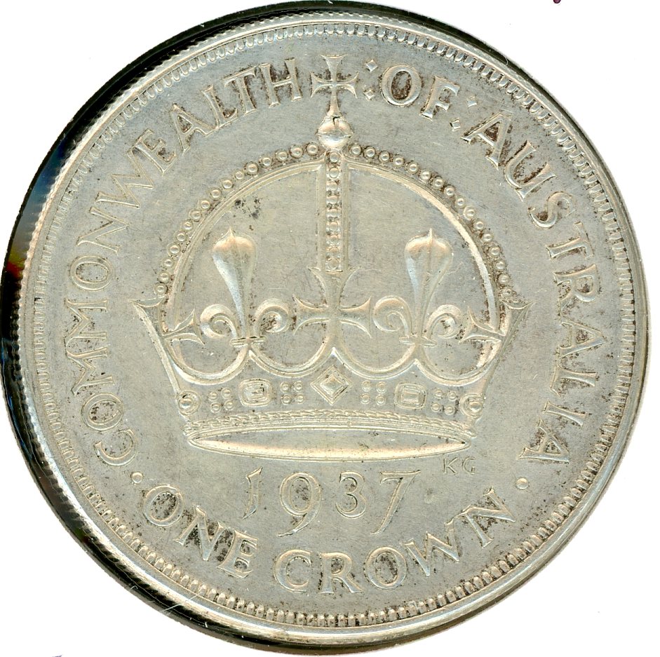 Thumbnail for 1937 Australian Crown gEF A