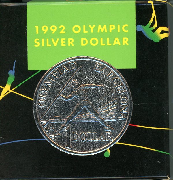 Thumbnail for 1992 Australian Silver Proof Coin - Barcelona Olympics