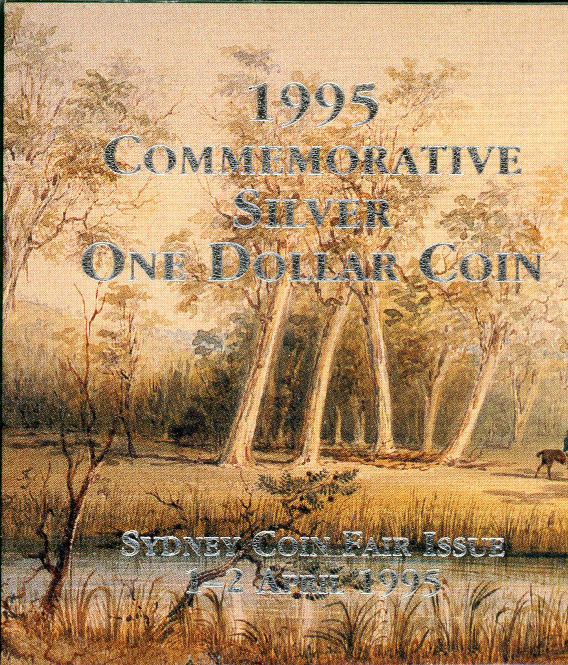 Thumbnail for 1995 Commemorative Silver Waltzing Matilda $1 Coin - Sydney Coin Fair 1-2 April 1995