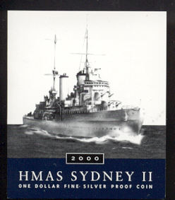Thumbnail for 2000 Australian Silver Proof Coin - HMAS Sydney II