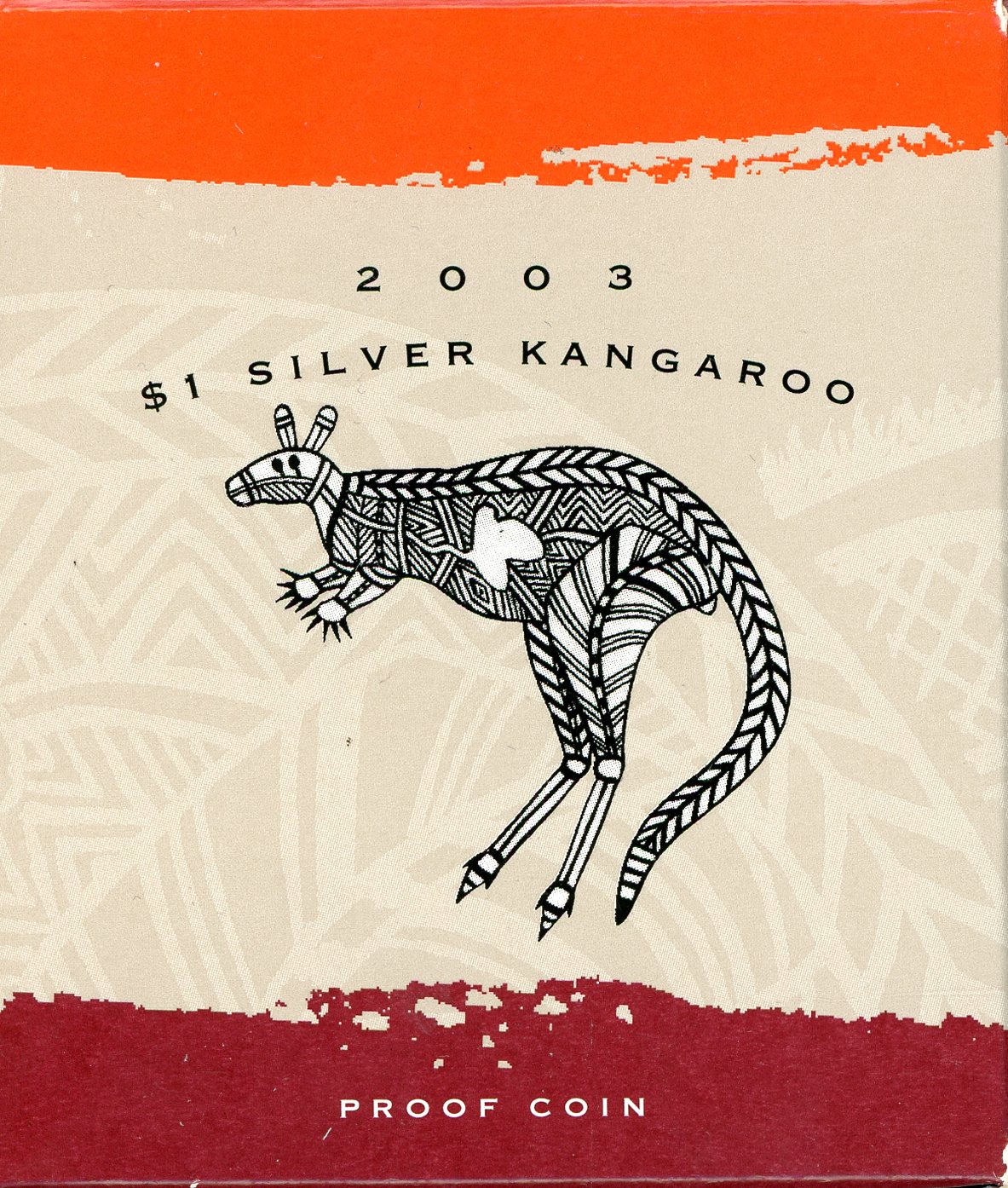 Thumbnail for 2003 1oz Silver Proof Kangaroo