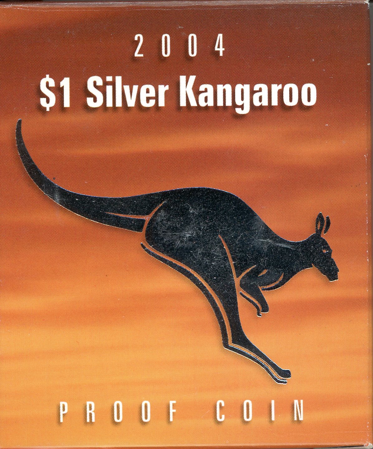 Thumbnail for 2004 $1 Silver Proof Kangaroo