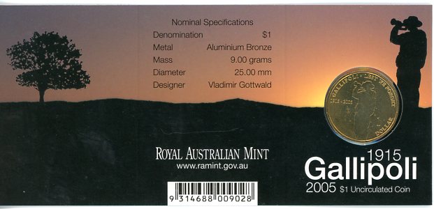 Thumbnail for 2005 Gallipoli - C Mintmark