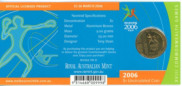 Thumbnail for 2006 Commonwealth Games - M Mintmark