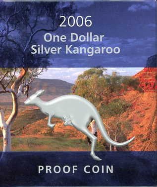Thumbnail for 2006 1oz Silver Kangaroo Proof Coin