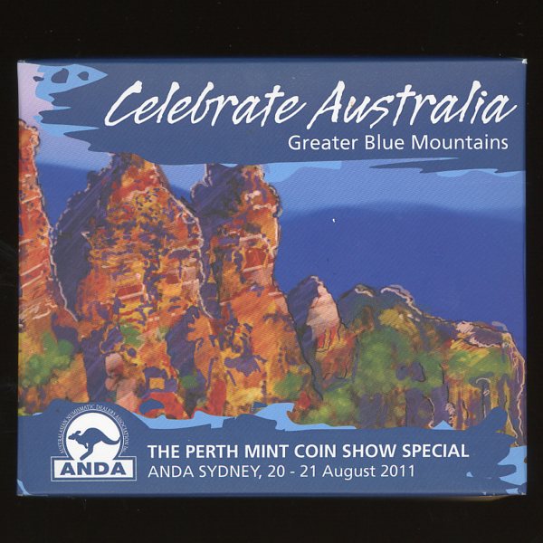 Thumbnail for 2011 Perth Mint Coin Show Special ANDA - Celebrate Australia Greater Blue Mountains 