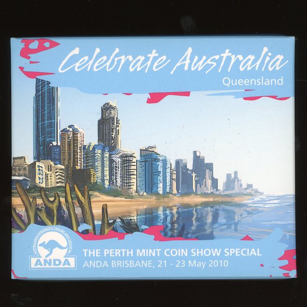 Thumbnail for 2010 Perth Mint Coin Show Special ANDA - Celebrate Australia Queensland