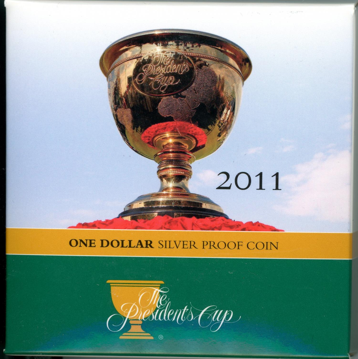 Thumbnail for 2011 Presidents Cup Silver Proof Dollar