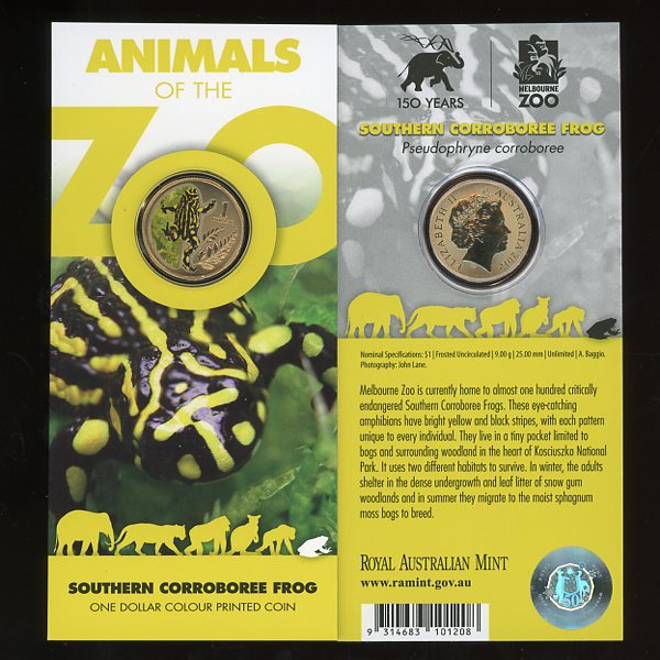 Thumbnail for 2012 Zoo Series Southern Corroboree Frog