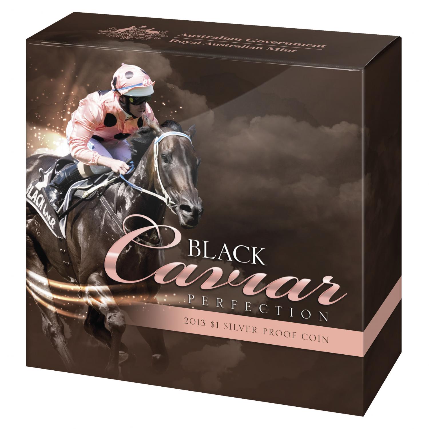 Thumbnail for 2013 Black Caviar One Dollar Silver Proof Coin