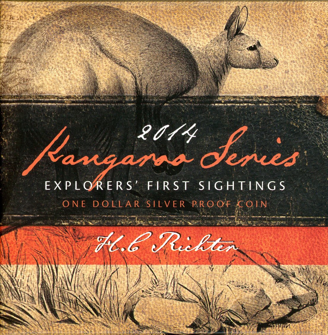 Thumbnail for 2014 Kanga Series Explorer's First Sightings $1 Silver Proof Coin