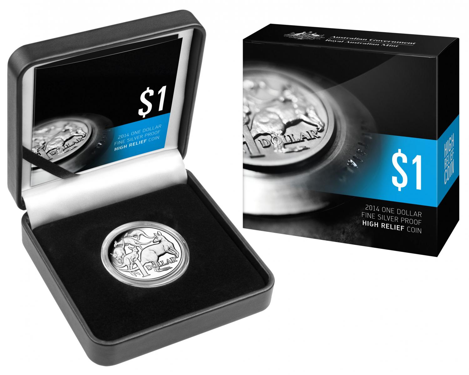 Thumbnail for 2014 One Dollar 1oz Silver Proof High Relief Coin - 30th Anniversary of the Dollar Coin