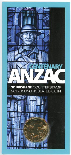 Thumbnail for 2015 Centenary Anzac - B Mintmark