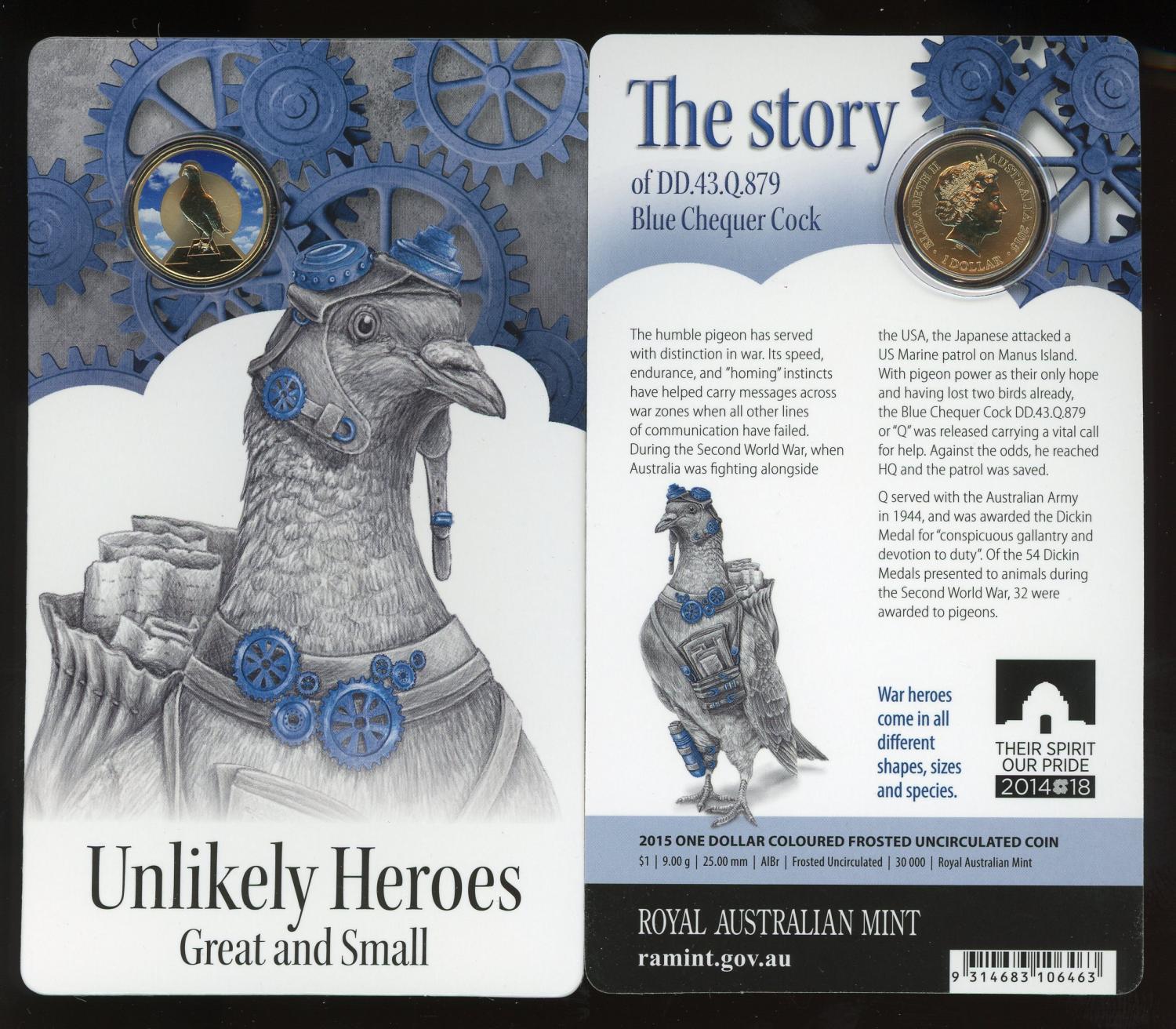 Thumbnail for 2015 Unlikely Heroes - Blue Chequer Cock