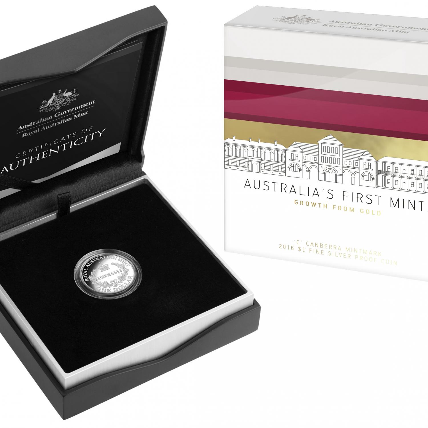 Thumbnail for 2016 $1 Silver Proof - Australia's First Mints 