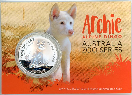 Thumbnail for 2017 1oz Zoo Series - Archie Alpine Dingo