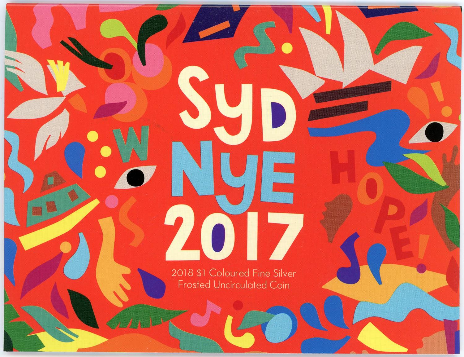 Thumbnail for 2018 Sydney New Years Eve Coloured Fine Silver Coin