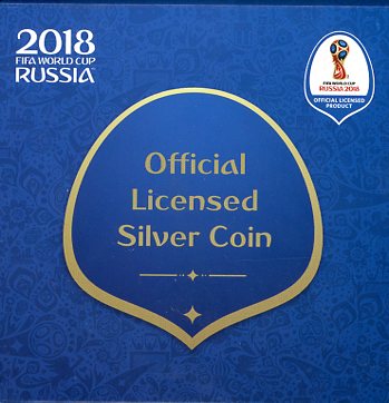 Thumbnail for 2018 $1 Silver Proof Coin - FIFA World Cup Russia