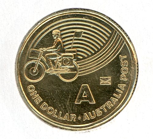 Thumbnail for 2019 Alphabet 'A' $1 Coin With Envelope Privy UNC