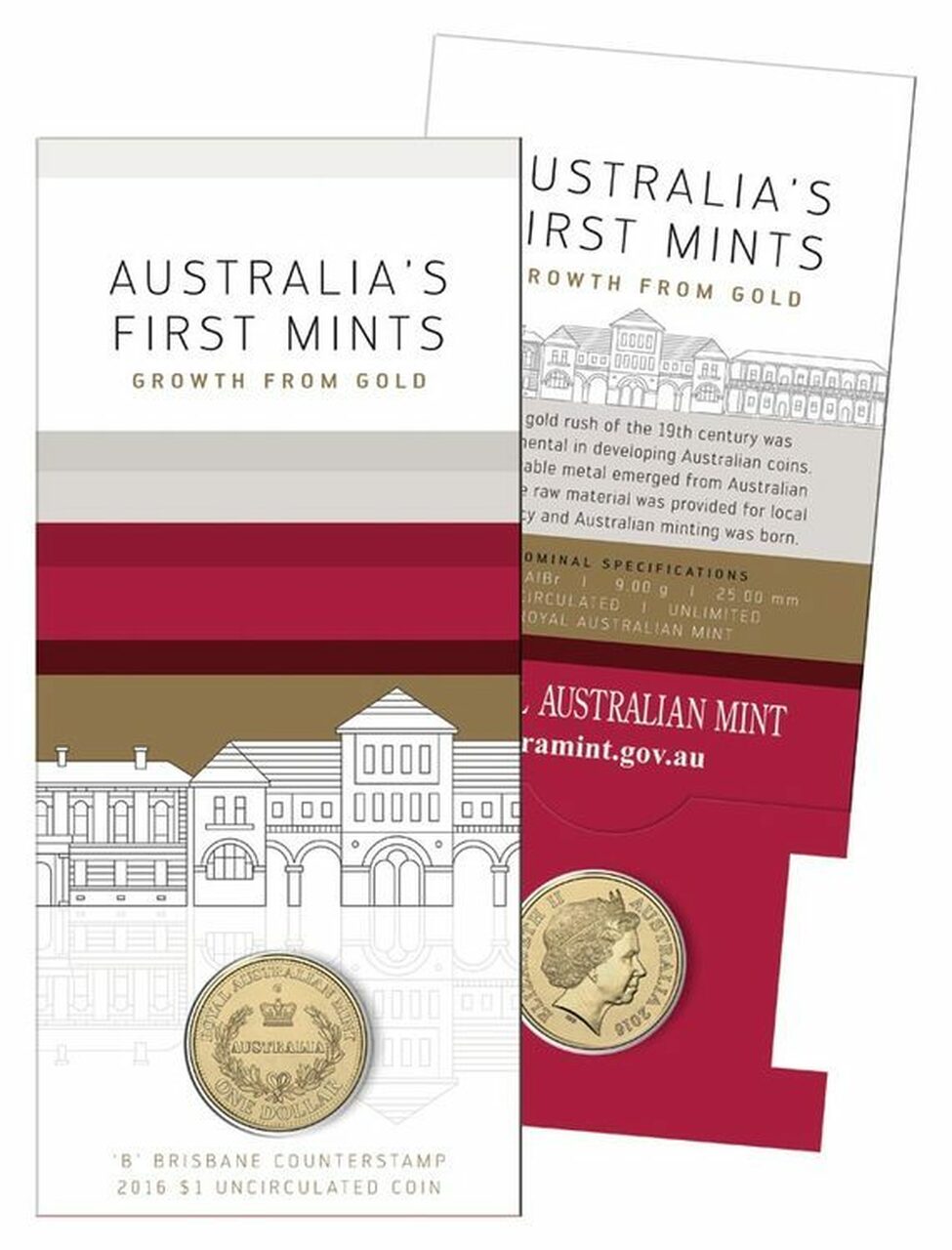 Thumbnail for 2016 Australia's First Mints Growth from Gold - B Counterstamp