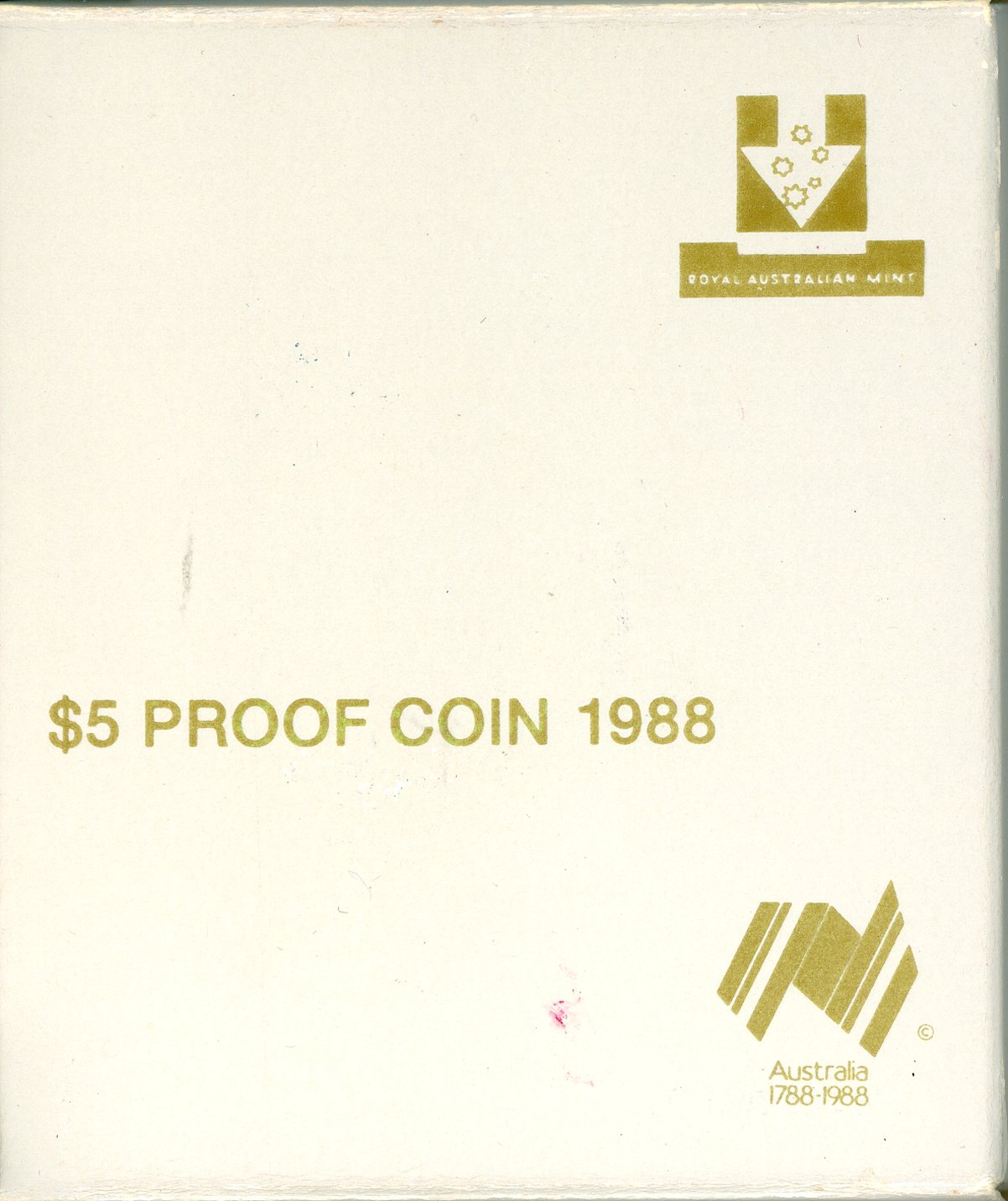 Thumbnail for 1988 $5 Proof - Parliament House