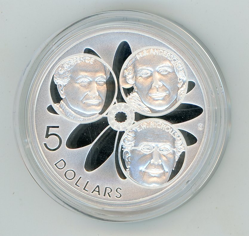 Thumbnail for 2001 $5 Silver Proof From Masterpices In Silver Set - Spence Anderson & Nichollas