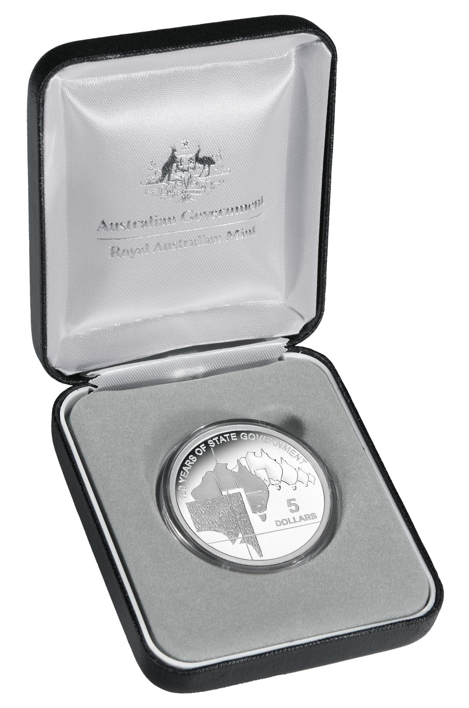Thumbnail for 2007 $5.00 Silver Proof South Australia 150 Years of State Government