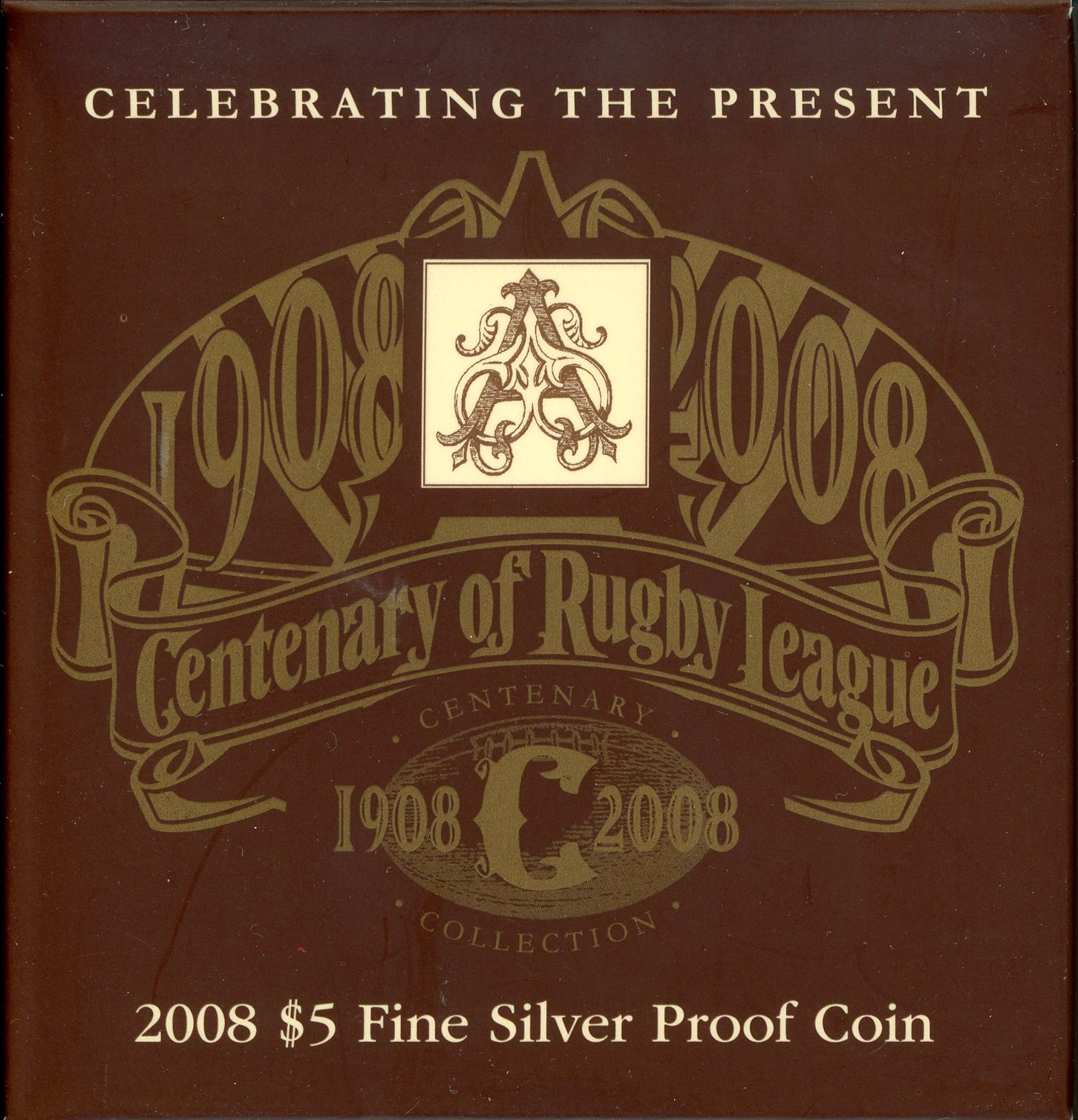 Thumbnail for 2008 Centenary of Rugby League $5 Proof
