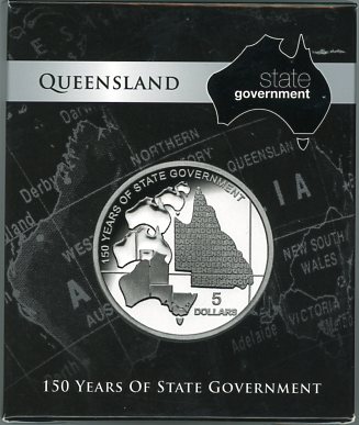 Thumbnail for 2009 State Government Series $5 Silver Proof - Queensland