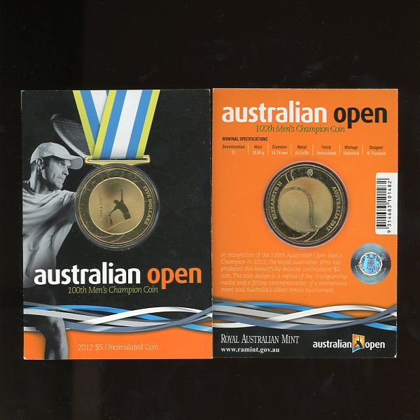 Thumbnail for 2012 Mens Australian Open - Uncirculated