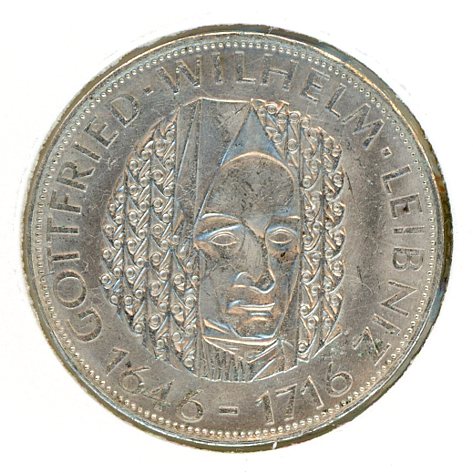 Thumbnail for 1966D German Silver Five Marks (C)