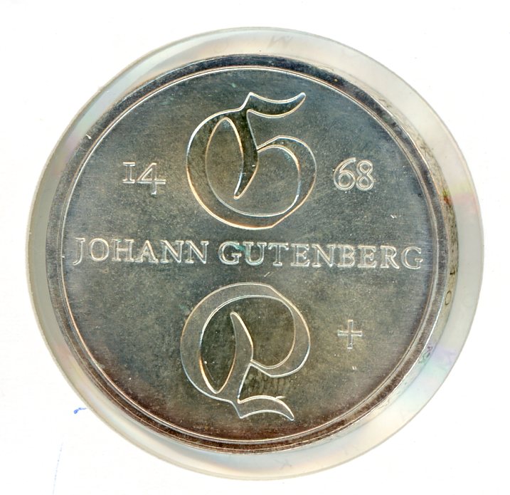 Thumbnail for 1968 DDR Silver Ten Marks UNC