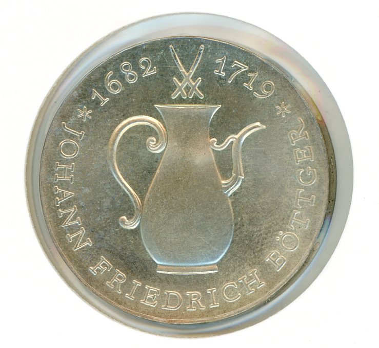 Thumbnail for 1969 DDR Silver Ten Marks UNC