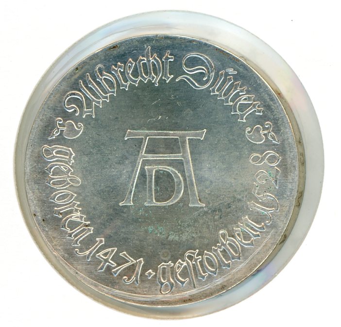 Thumbnail for 1971 DDR Silver Ten Marks UNC