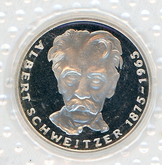 Thumbnail for 1975G German Silver Proof Five Mark Coin