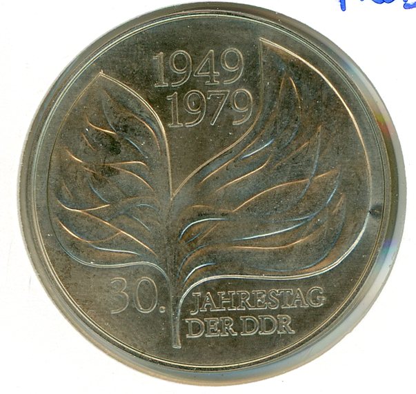 Thumbnail for 1979 Probe DDR Silver 20 Marks UNC