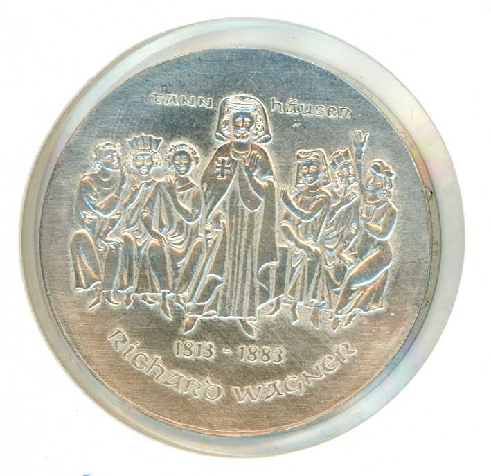 Thumbnail for 1983 DDR Silver Ten Marks UNC