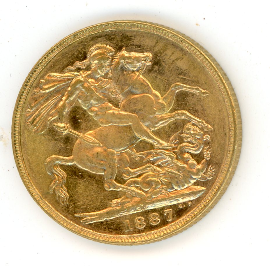 Thumbnail for 1887M Australian Jubilee Head Gold Sovereign