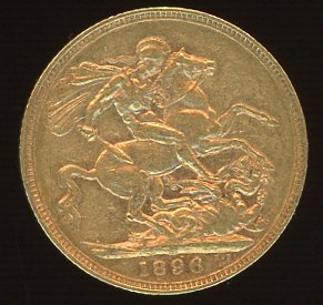 Thumbnail for 1896M Australian Veil Head Gold Sovereign